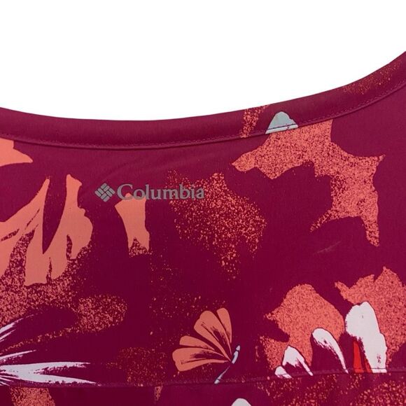 Columbia XL floral tank dress pink White size XL - Picture 5 of 6